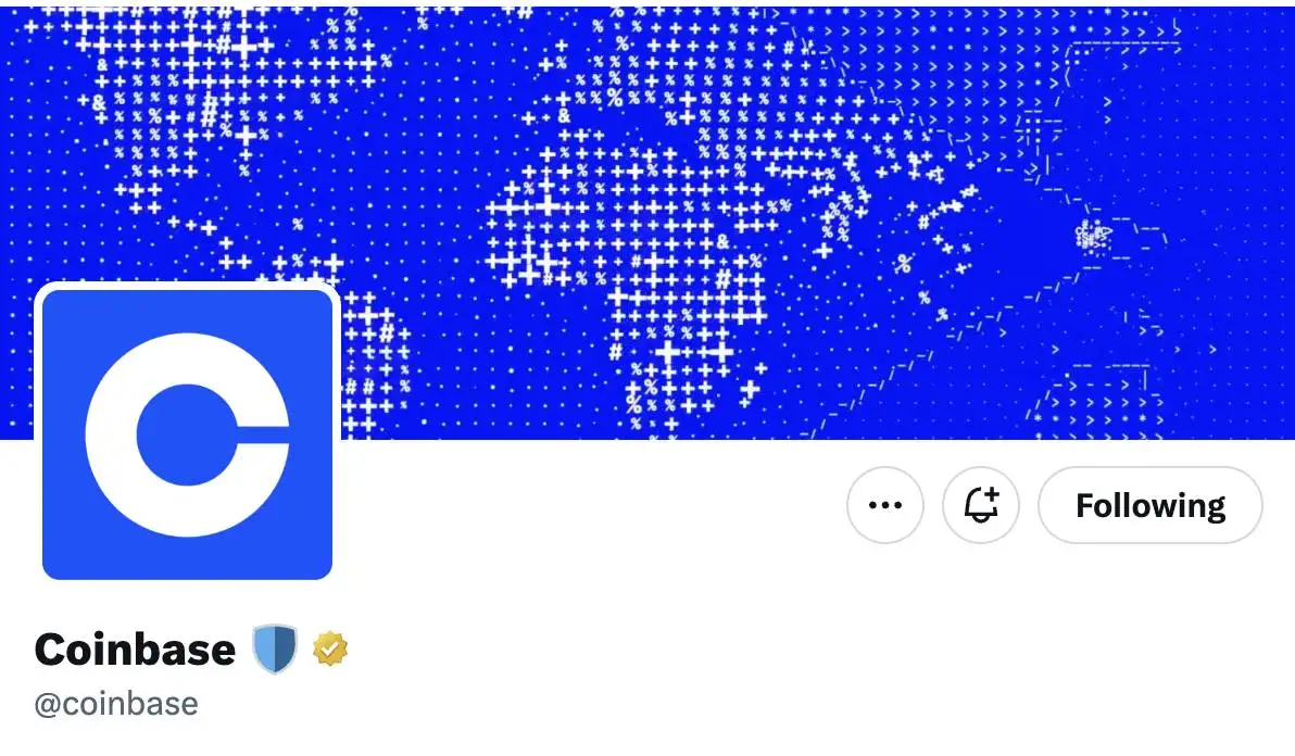 Coinbase官方X账号恢复原有头像引发市场关注