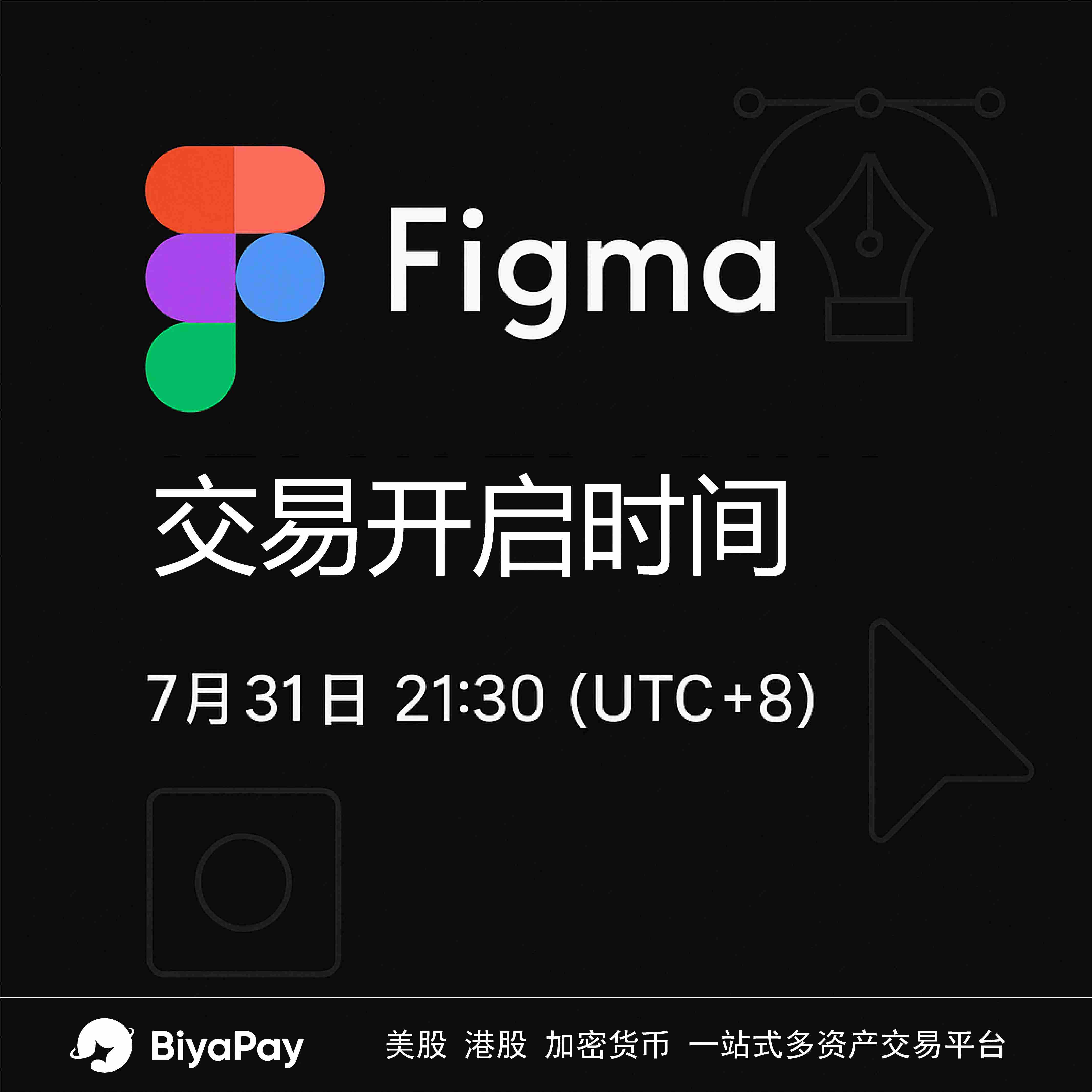 BiyaPay上线Figma美股代币$FIG.M 云设计平台IPO估值达193亿美元