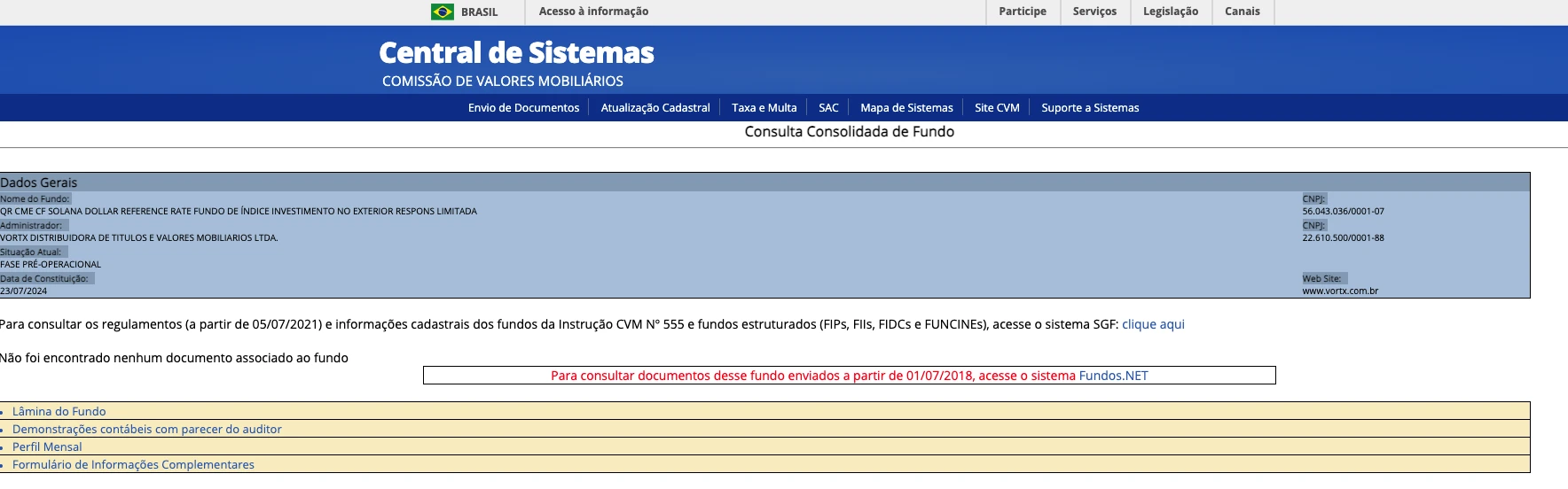 巴西批准首只Solana现货ETF 由QR与Vortx联合管理