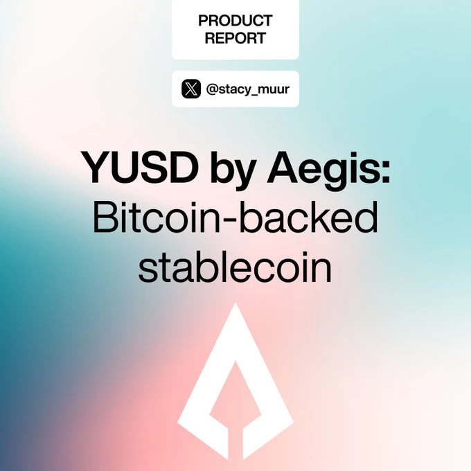 Aegis创新比特币抵押稳定币YUSD：去中心化金融新路径