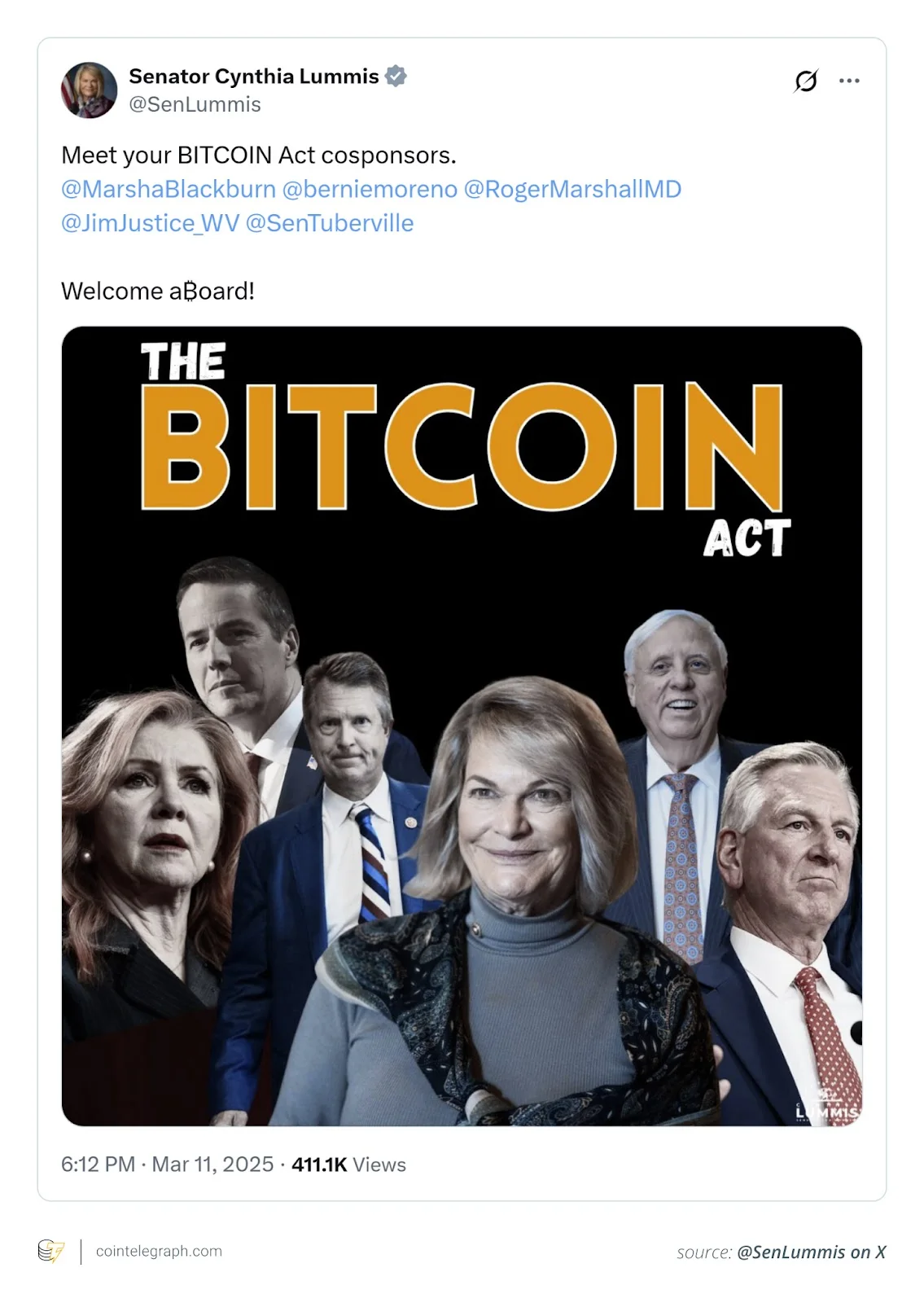 美国比特币战略储备：Lummis的百万BTC计划与金融博弈