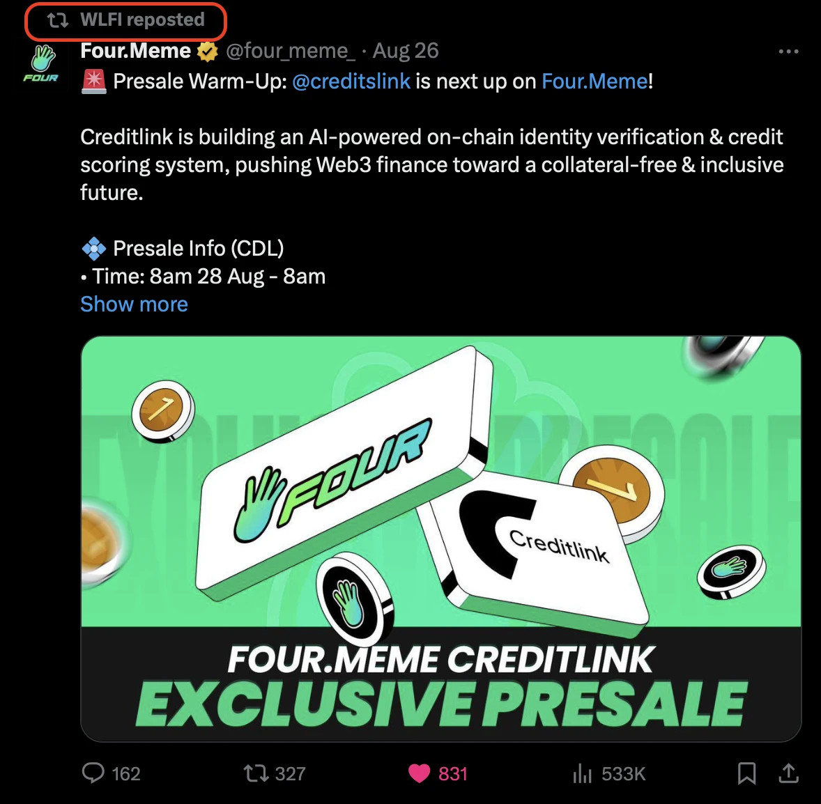 Creditlink融资超2.5亿美元，AI信用评分重塑Web3身份